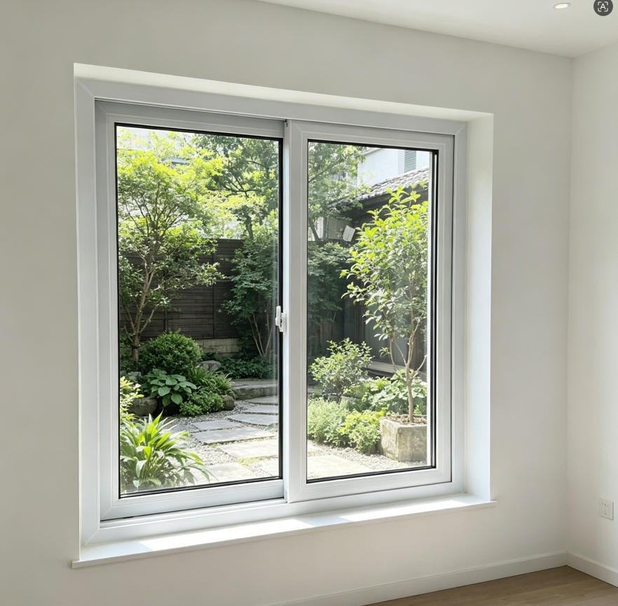Custom Size UPVC Sliding Glass Window OEM Available CE Certified for Export