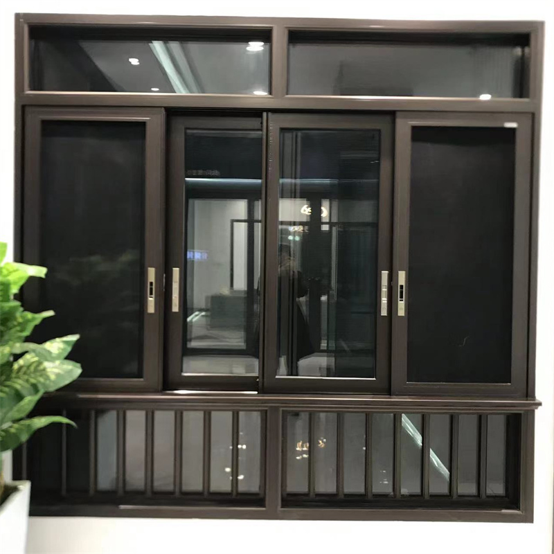 Factory Price House Wood UPVC PVC Plastic Arch Screen Hurricane Impact Corner Double Glazed Hung Folding Reflective Glass Sliding Aluminium Window