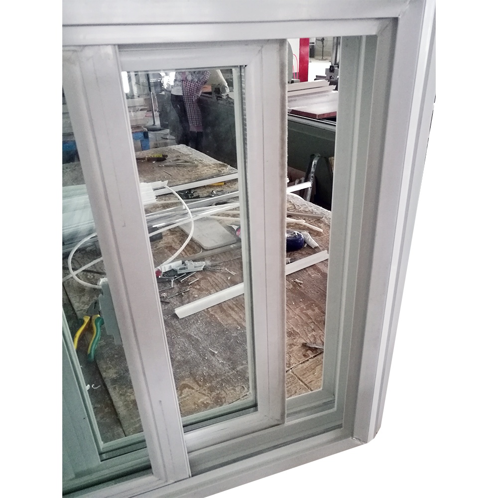Cheap Price UPVC windows with Low E Glass Hurricane Proof Pvc Sliding windows