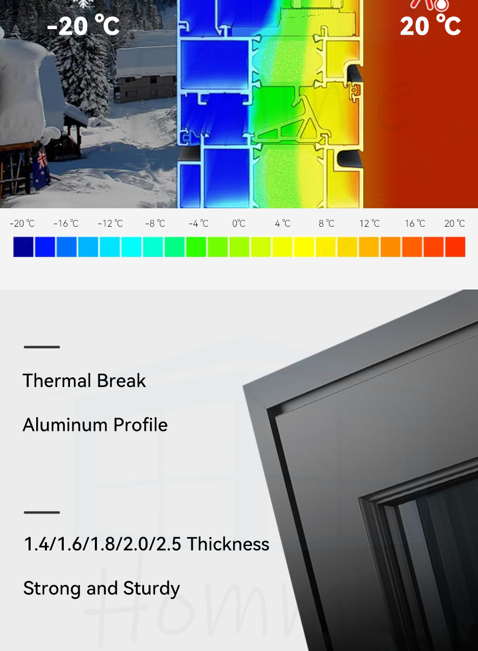 Aluminum Tilt and Turn Window 4