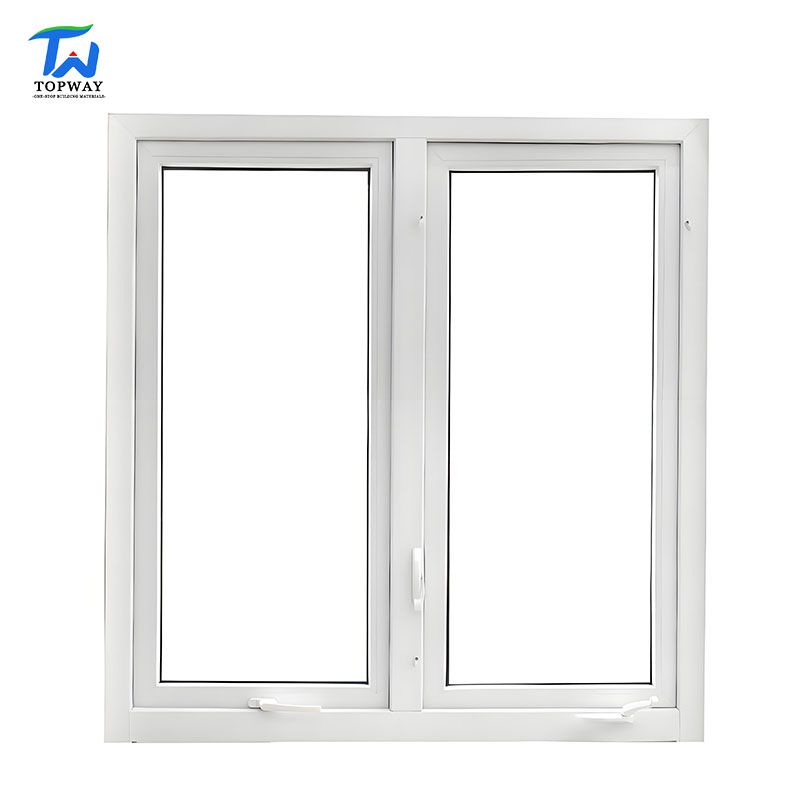 High Quality Modern UPVC Casement Windows Energy Efficient Double Glazed Insulated Low-E Glass Bathroom Windows Energy Star