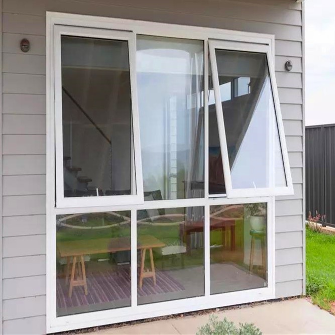 Hot Sale Custom Hurricane Proof Aluminum Awning Windows for Villa Hotel Schools Hospitals Etc