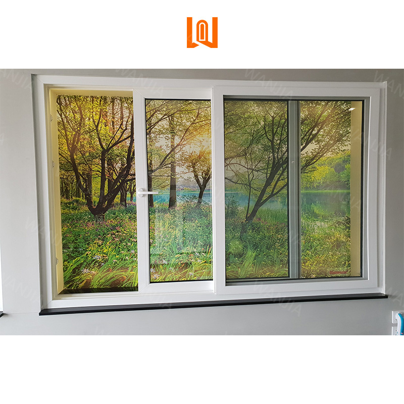 ODM/OEM Customized Commercial Wholesale Upvc Sliding windows Insulation Double Glazed windows Pvc windows
