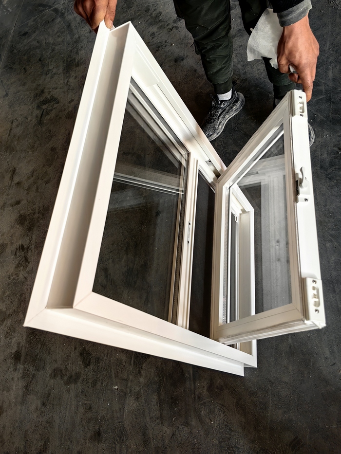 American Modern Style Low E Glazed NFRC Single/double Hung Sash Window White Vinyl windows