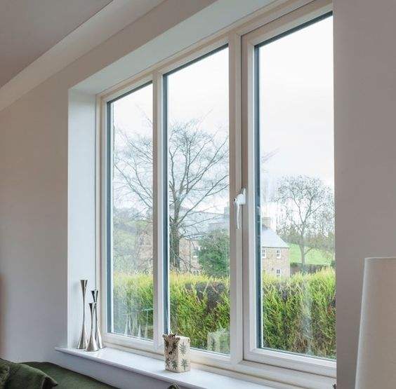 Customized Aluminum UPVC Glass Casement Windows Simple Design Plastic Window Frame Luxury Energy Efficient Doors Window