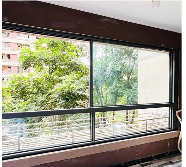 Residential Office Panoramic Floor-to-Ceiling Double Sliding with Insulated Advanced UPVC Window and Aluminium Window