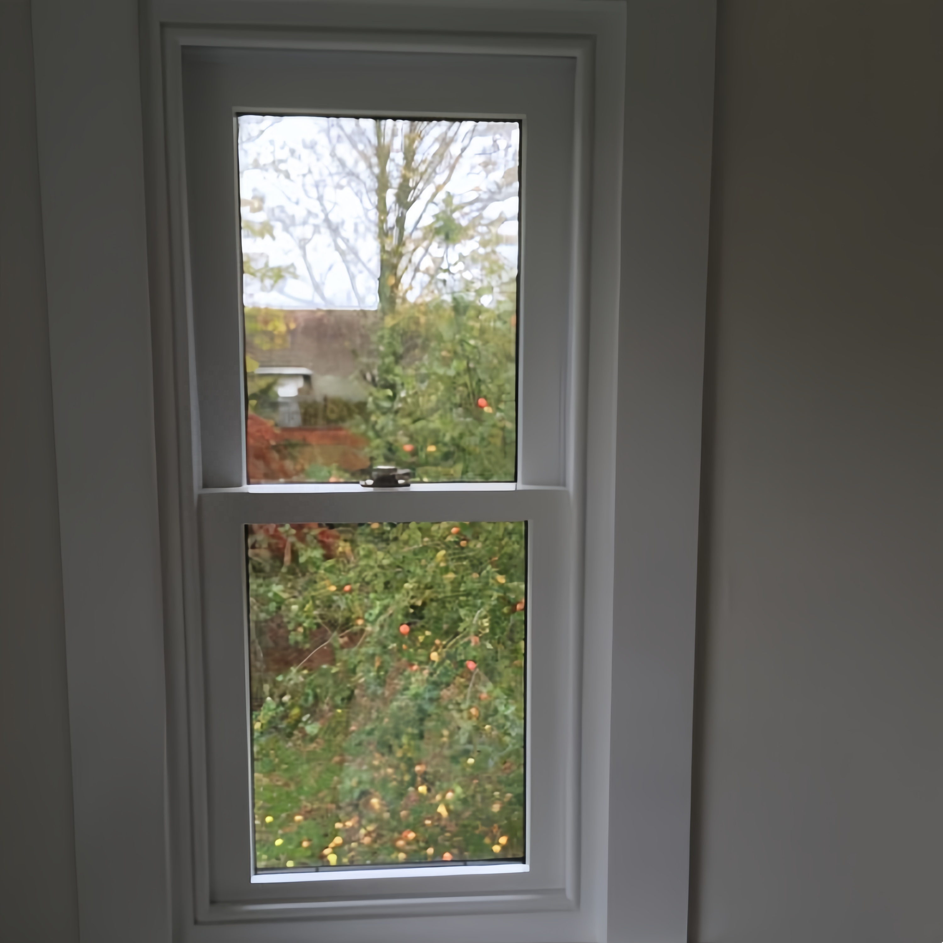 Customized Size and Color Windproof Single Double Hung windows Sound Insulation American PVC Vertical Sliding Window for Sale