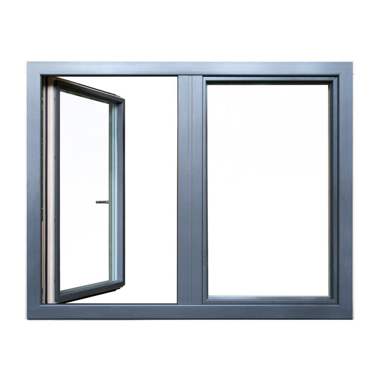 Factory Price Customized French Style UPVC Casement Window Soundproof Fire Rated Glass Casement Window