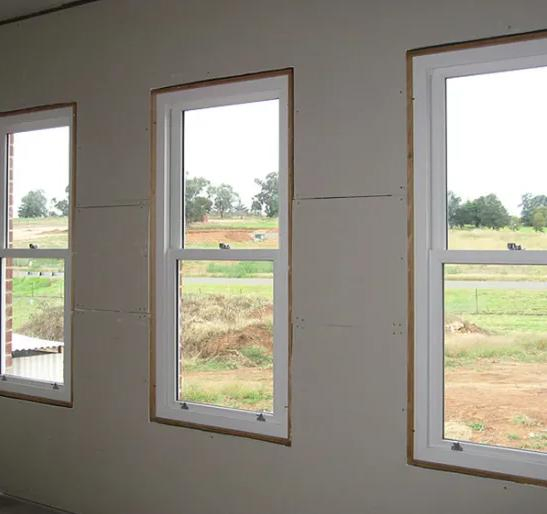 Custom Size UPVC Frame Hurricane Impact Windows