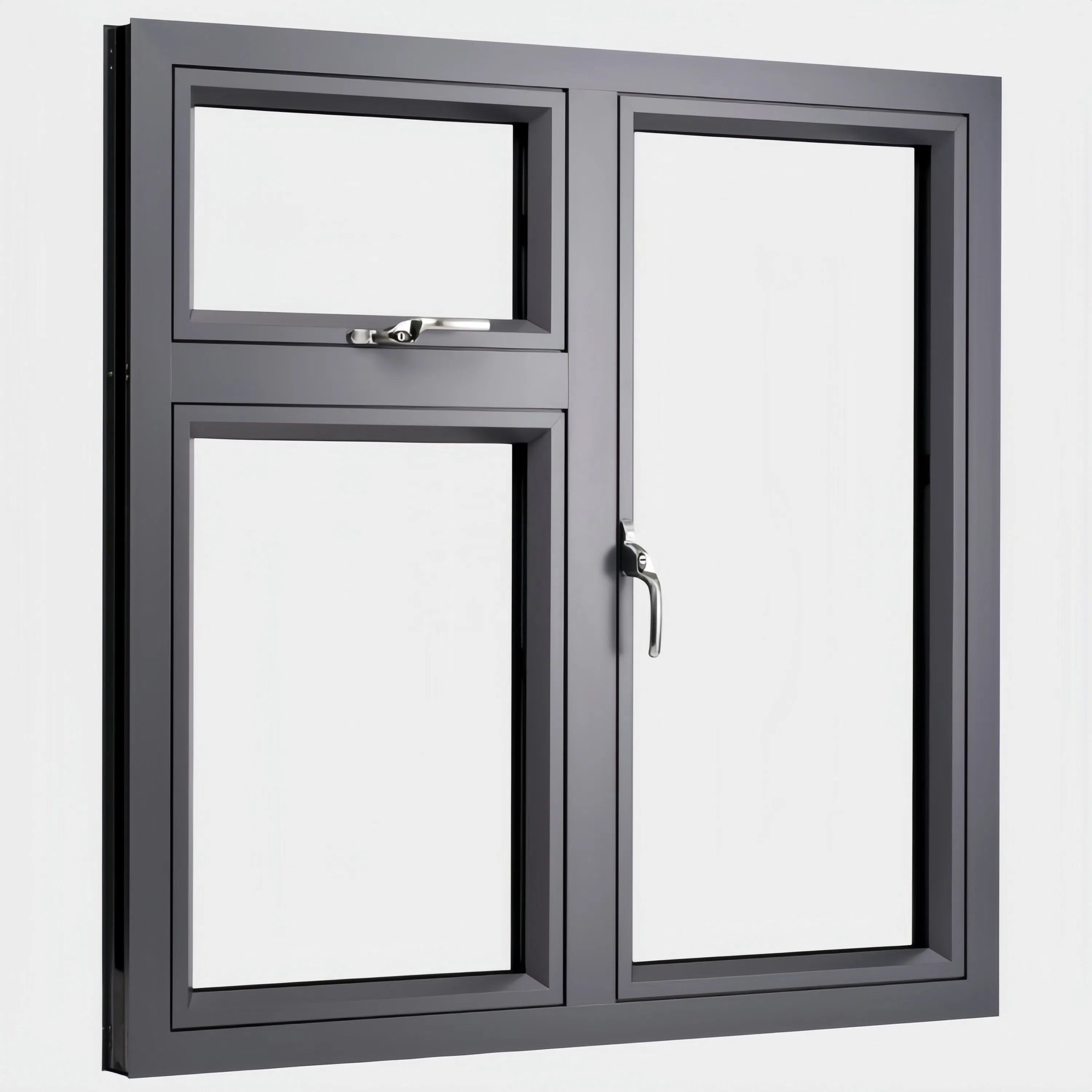 Custom Options Weatherproof Casement for Modern Home Glass UPVC Window