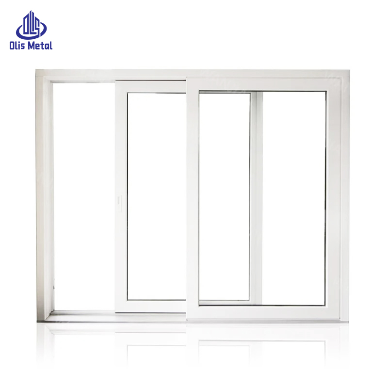 Easy-to-Install Highly Durable White UPVC Sliding Window Insulated PVC Glass Windows For Apartments And Homes