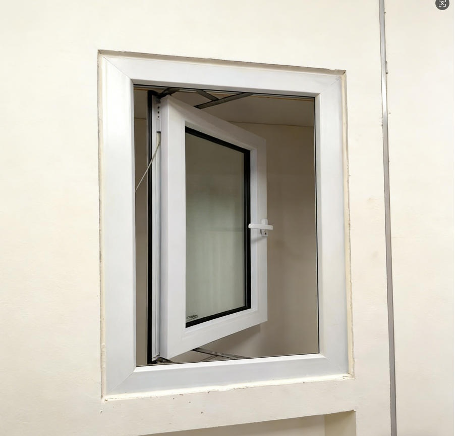 Custom Color Weather Resistant Energy Saving UPVC Casement Windows