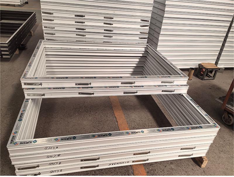 CHANGYI UPVC Anti-Theft Modern Sliding Thermal Insulation Double Glazed Windows with Fixed Window
