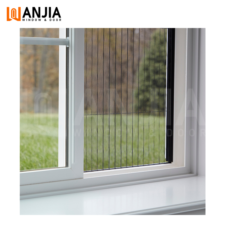 Latest design hurricane impact double glazed UPVC window residential security sliding windows