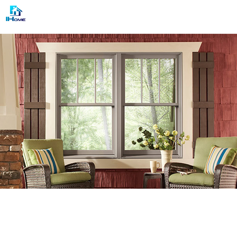Hurricane Impact Fixed Glass UPVC PVC Plastic Single Hung Double Glazed Bullet Proof Aluminum Awing Casement Window Americal Style Lift up Sliding Windows