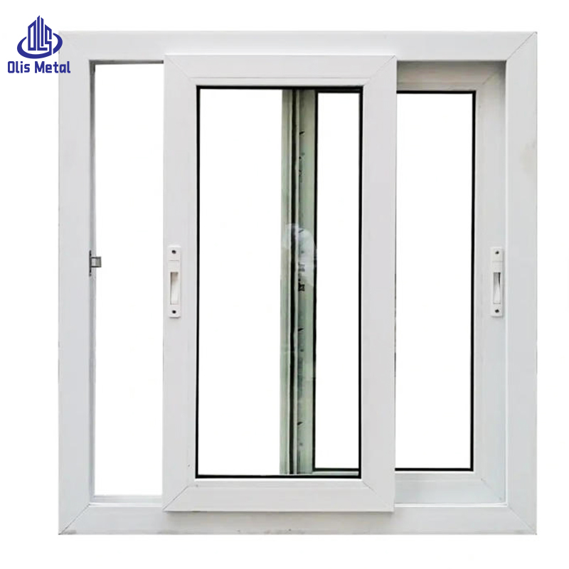 Easy-to-Install Highly Durable White UPVC Sliding Window Insulated PVC Glass Windows For Apartments And Homes