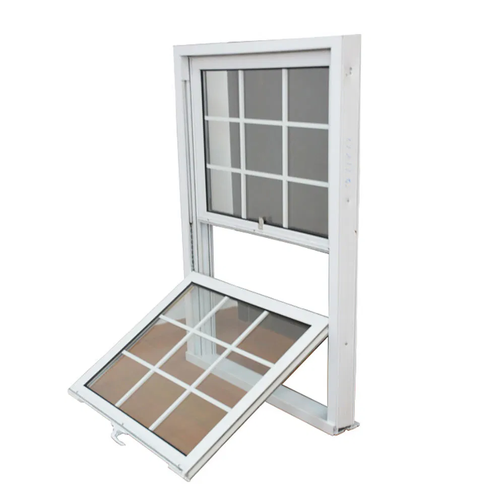 Certification Aluminium Roof Double Sliding Energy Efficient UPVC Profiles Impact PVC Windows