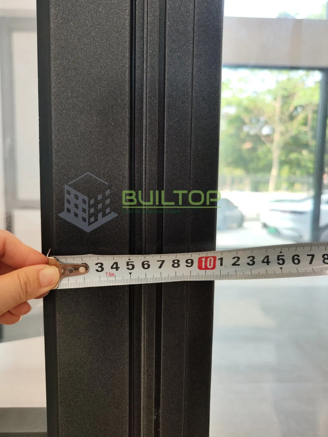 Premium Thermal Break Aluminum Casement Window with Secure Grille