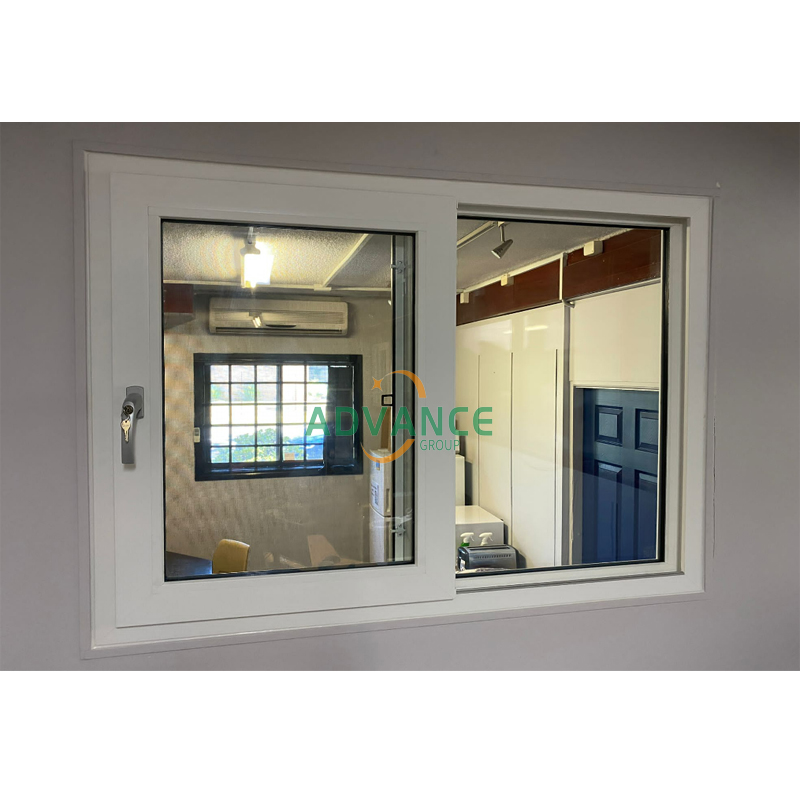 2 Panel Insulated Pvc Upvc Plastic Sound Proof Glass Casement windows
