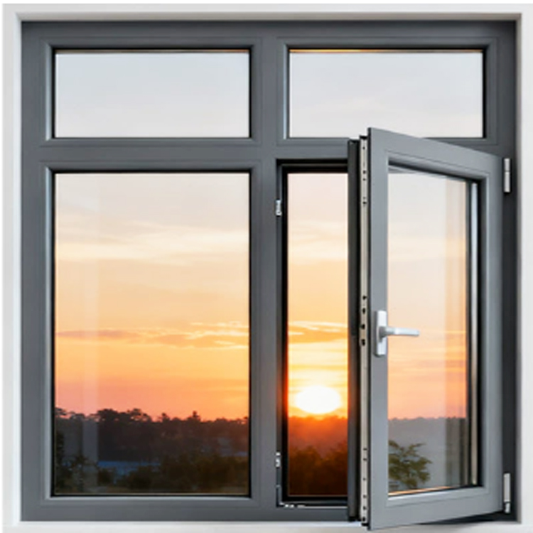 Supplier ODM/OEM Wholesale Modern Kitchen French PVC Louver Window Soundproof Energy Star Qualified Swing Casement Window