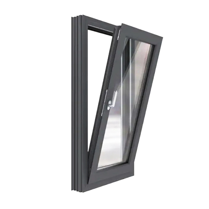 Customized PVC UPVC Double Glass Glaze Tilt and Turn Fixed Casement Window