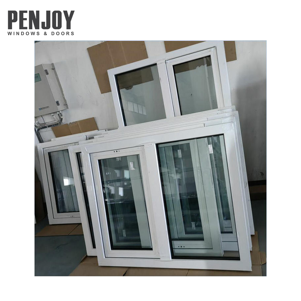 Energy Efficiency Thermal Insulation Soundproof UPVC Casement Window with Louver for Bathroom &amp; Hotel Use
