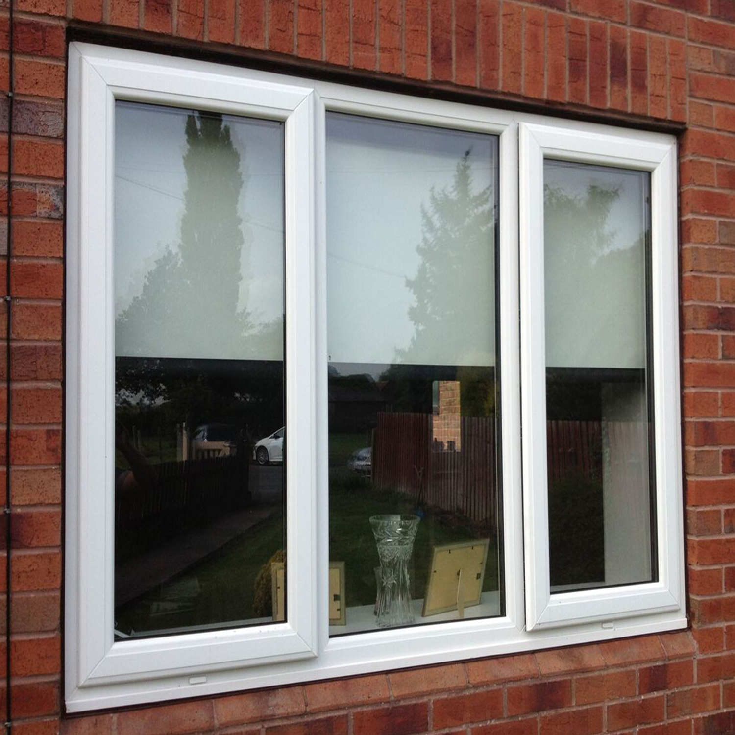 Hot Sale American Style PVC Vinyl Sliding Window Double Hung Window Energy Efficient UPVC Window for Residential Building