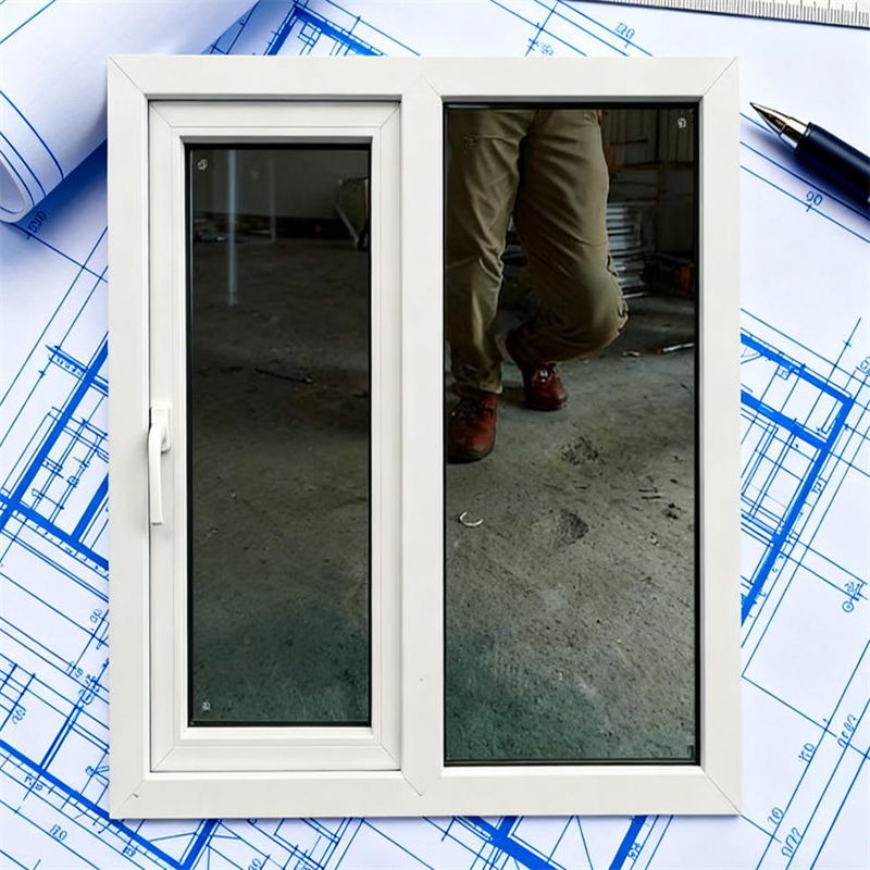 Custom Sizes Precise Fit 5mm Tempered Glass UPVC Casement Window