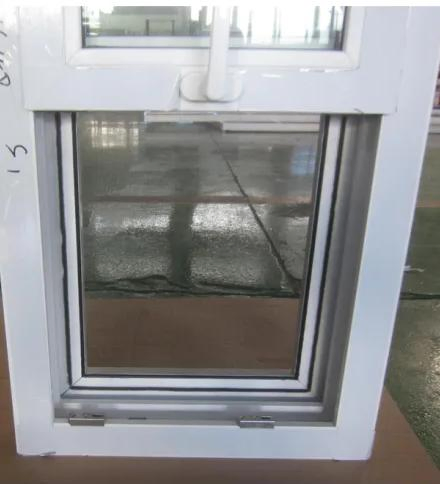 Custom Size UPVC Frame Hurricane Impact Windows