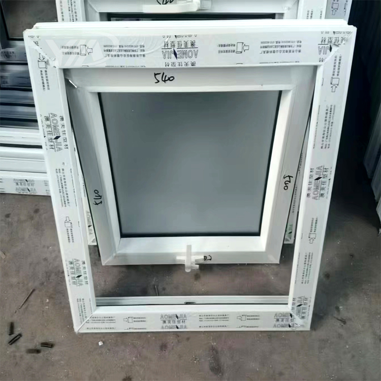 Modern PVC Casement Windows with Inexpensive Inside-Out Swing Open Style Wide Hardware &amp; Fiberglass Frame