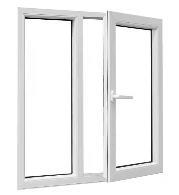 Soundproof White UPVC Windows and Doors Safety UPVC/PVC Double Glazed Casement Windows