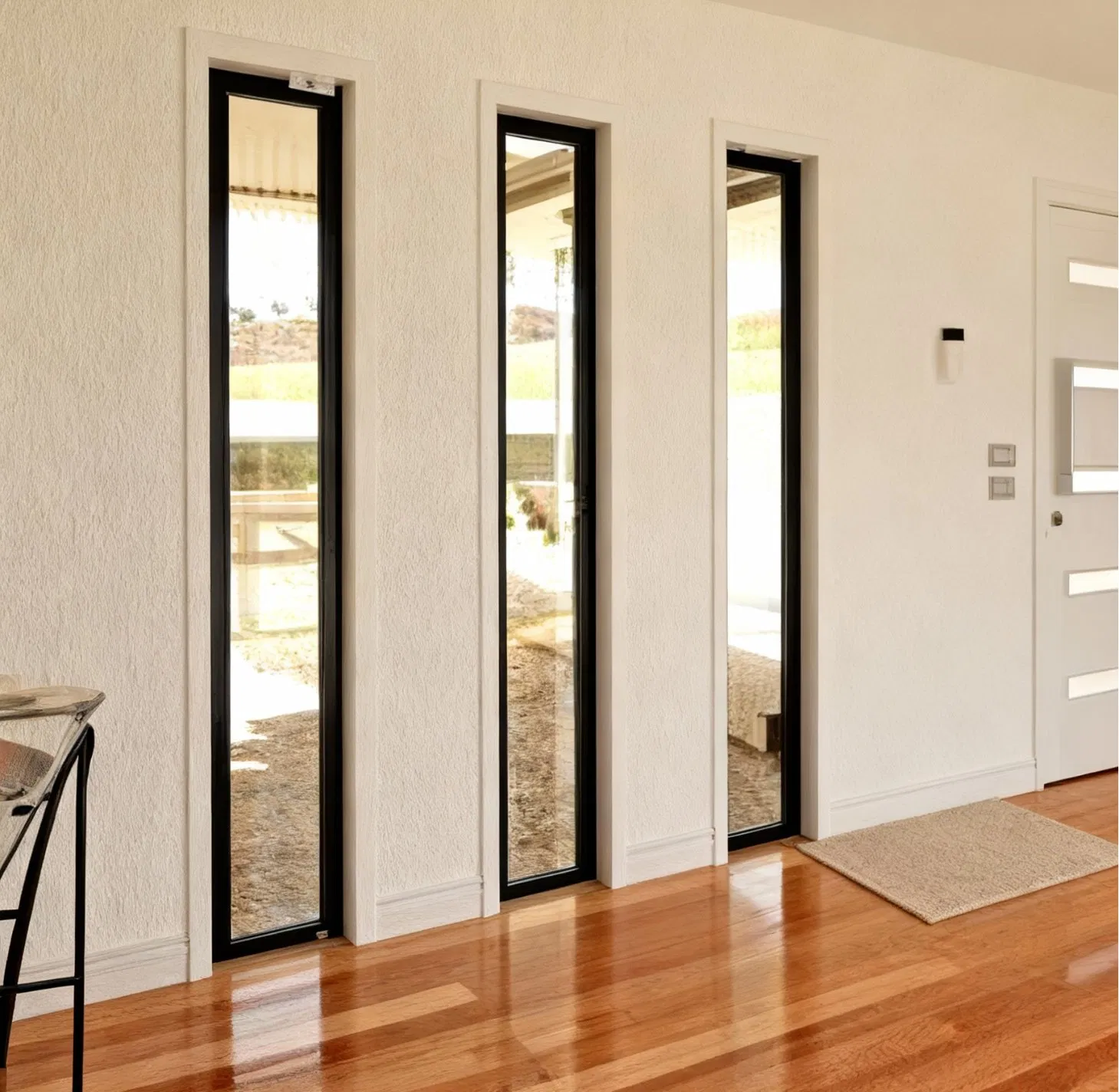 Energy Saving UPVC Fixed Window, 40dB Sound Proof Solid Vinyl Frame, for Office and Hotel