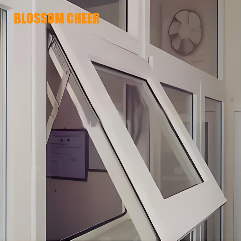 Custom Modern UPVC Casement Window with Durable Glass for Residential Projects