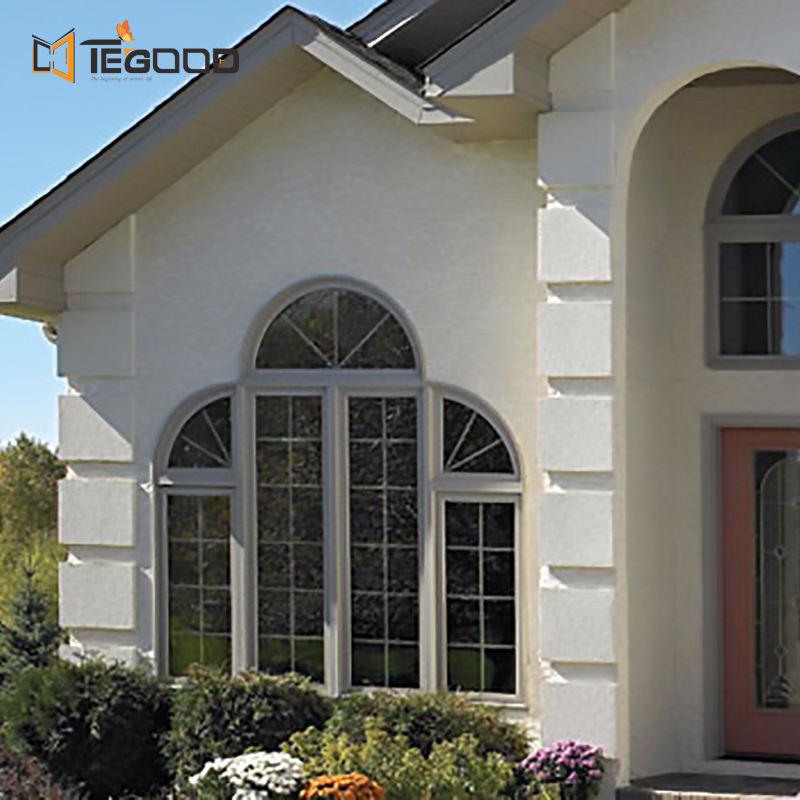 Cheap Price Double Glazed Glass Sliding Folding Bifold Casement Awning Hinge UPVC French Windows