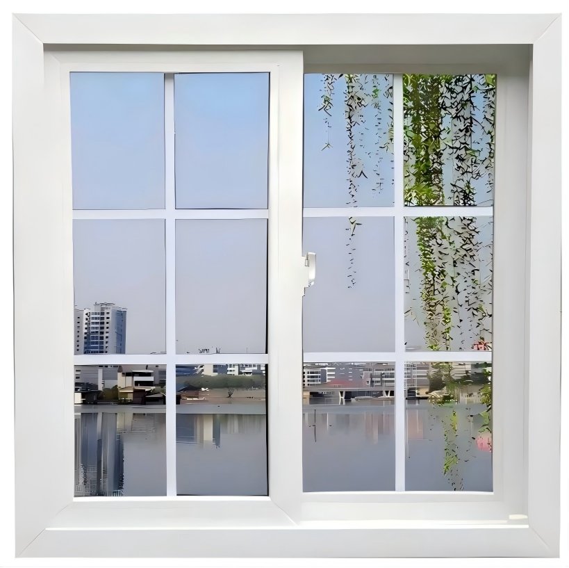 Indoor Residential Soundproof Vinyl Single-Double Hung Window UPVC Window Factory Price