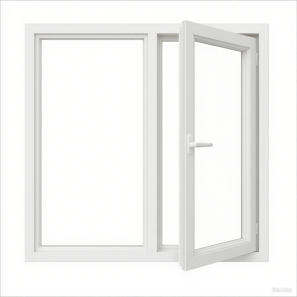 Soundproof and Windproof Glass UPVC Windows, Double-layer Insulated Glass Vinyl Sliding PVC windows