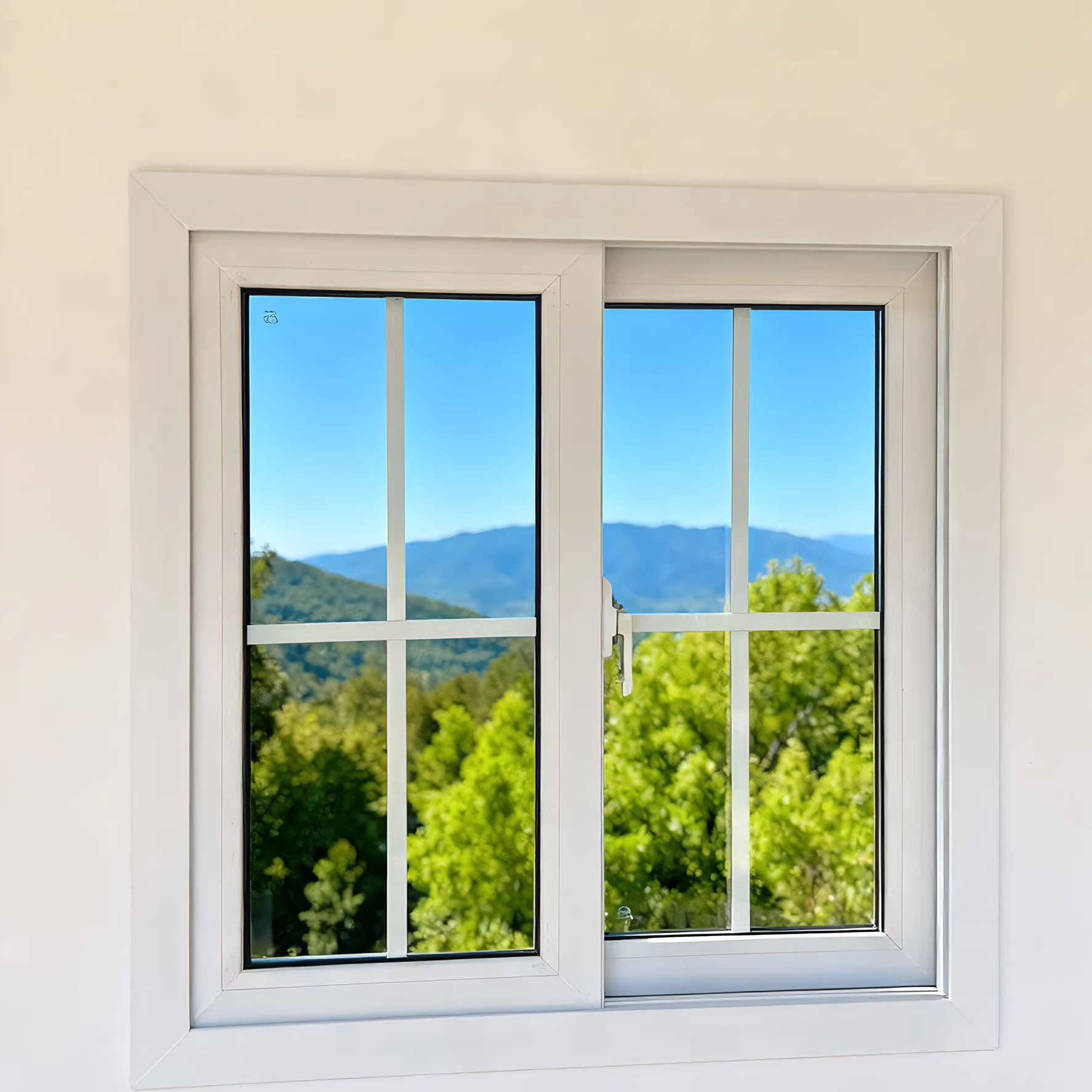 House Windows Hurricane Impact UPVC Profile Wind Proof Double Glazed Vinyl PVC Windows and Doors for Bahamas