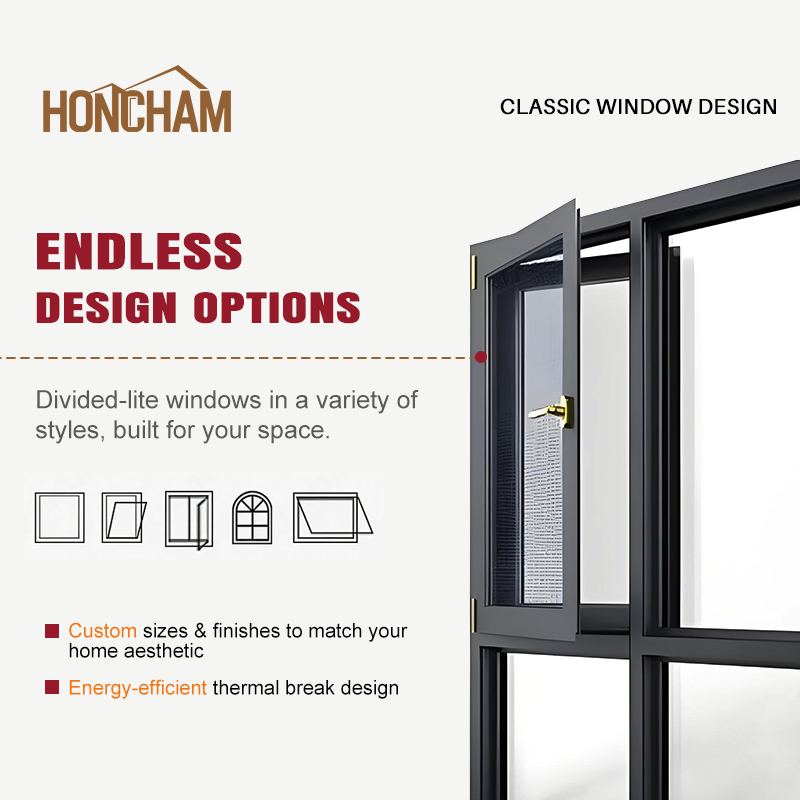 Soundproof PVC Insulated Triple Glass French Double Glaze Low E Plastic Sliding Modern Upvc Casement Windows for Hotel Use