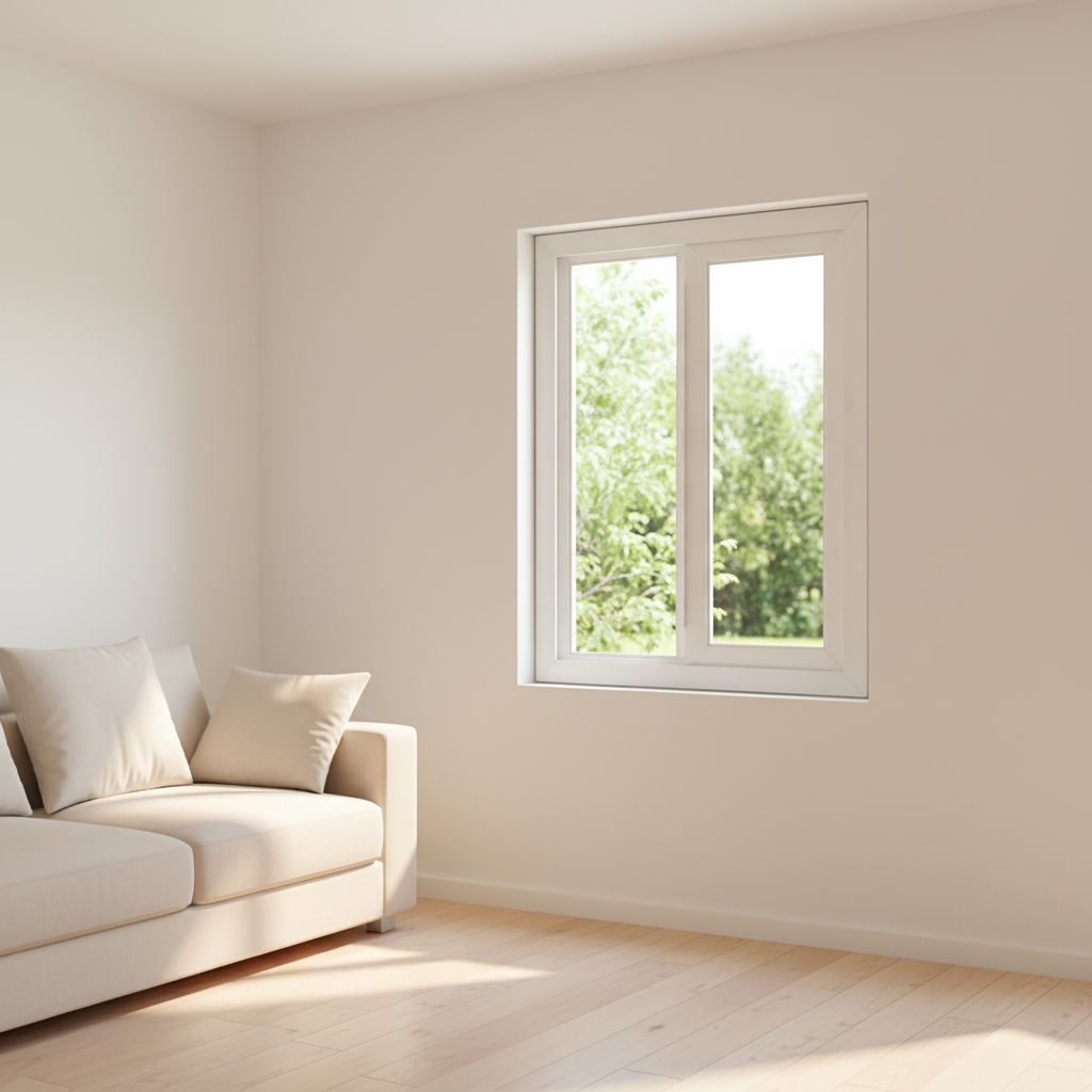 BOCHRAM Factory Direct Wholesale Modern Windproof Commercial PVC UPVC Exterior Sliding Windows for Bathroom Bedroom Energy Star