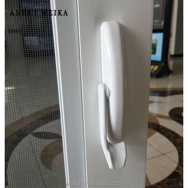 American Style Crank Casement Impact Resistance Glass Windows for USA Upvc Window Customized Size WEIKA Windows Design Pvc