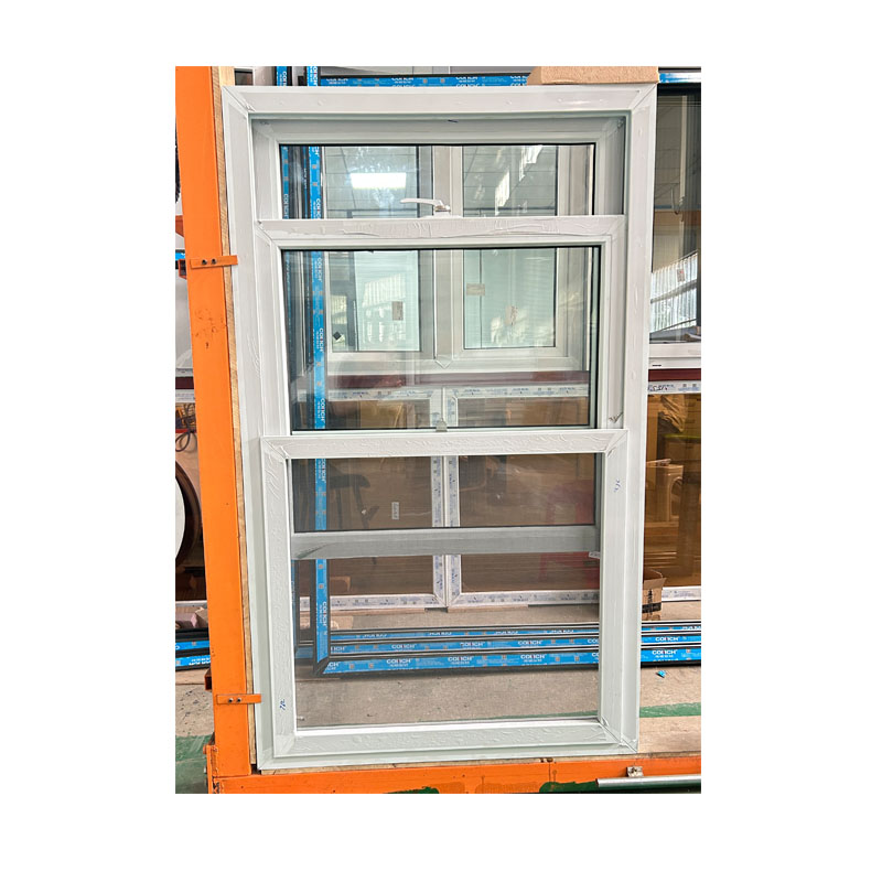 North American Vinyl Sliding Pvc windows in Vertical Upvc Single Hung Double Hung windows