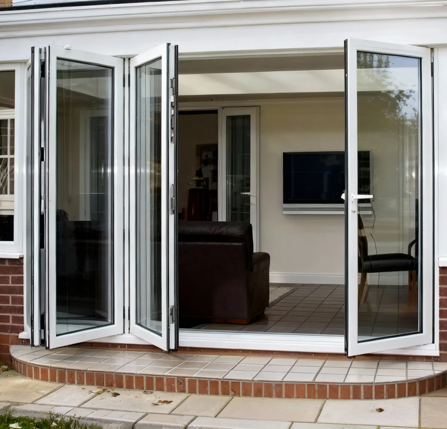 UPVC Folding Doors and Windows - Customizable &amp; Weather Resistant