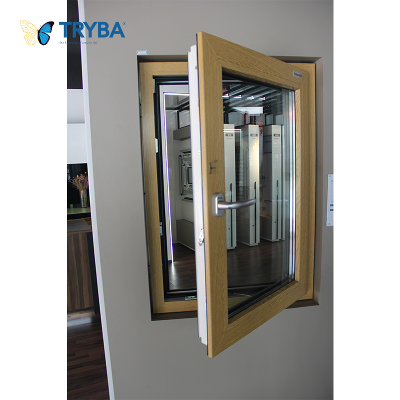 Passive House Home Nfrc Triple Glazed European Style windows UPVC Tilt And Turn windows