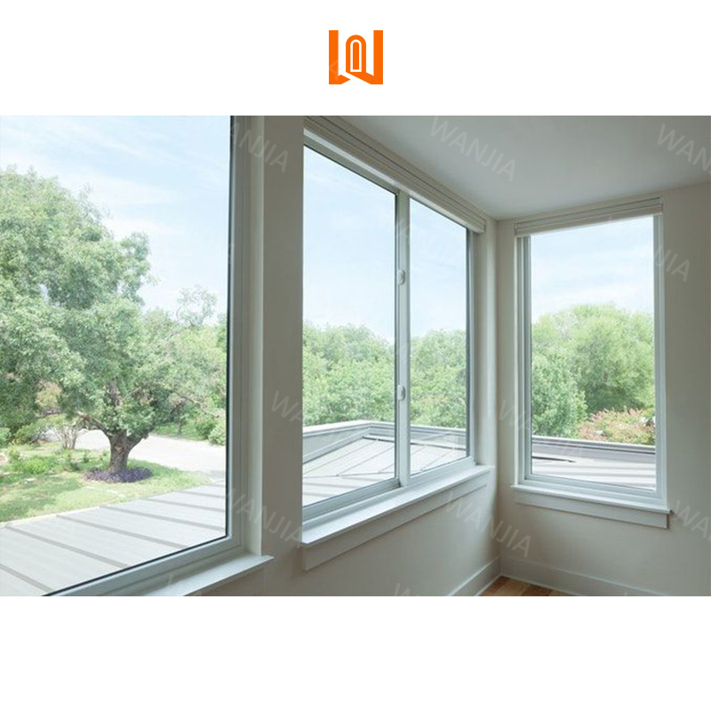 36X36 Custom Plastic Steel Profile PVC Windows French Sliding Windows UPVC Windows