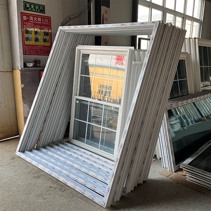 Durable Vinyl Window UPVC Double Glazed Sliding Window Factory Price Hurricane Proof Impact Resistant Windows for Florida House