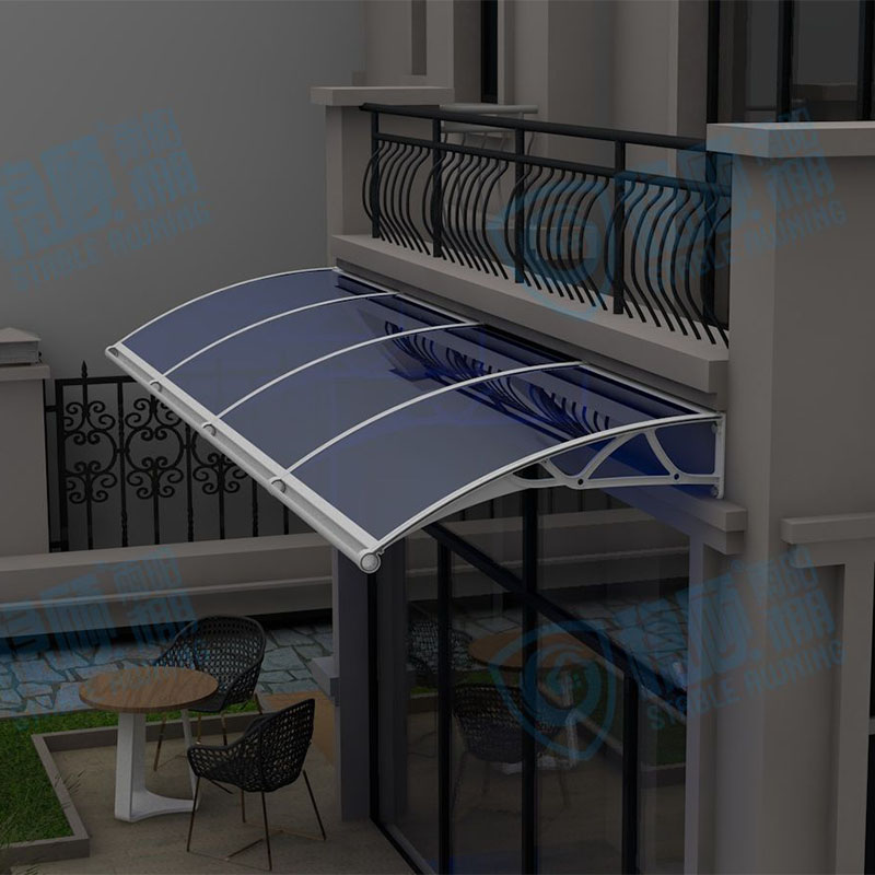 Plastic Steel Bracket Polycarbonate Door Window Awning Outdoor Waterproof Rain Shelter