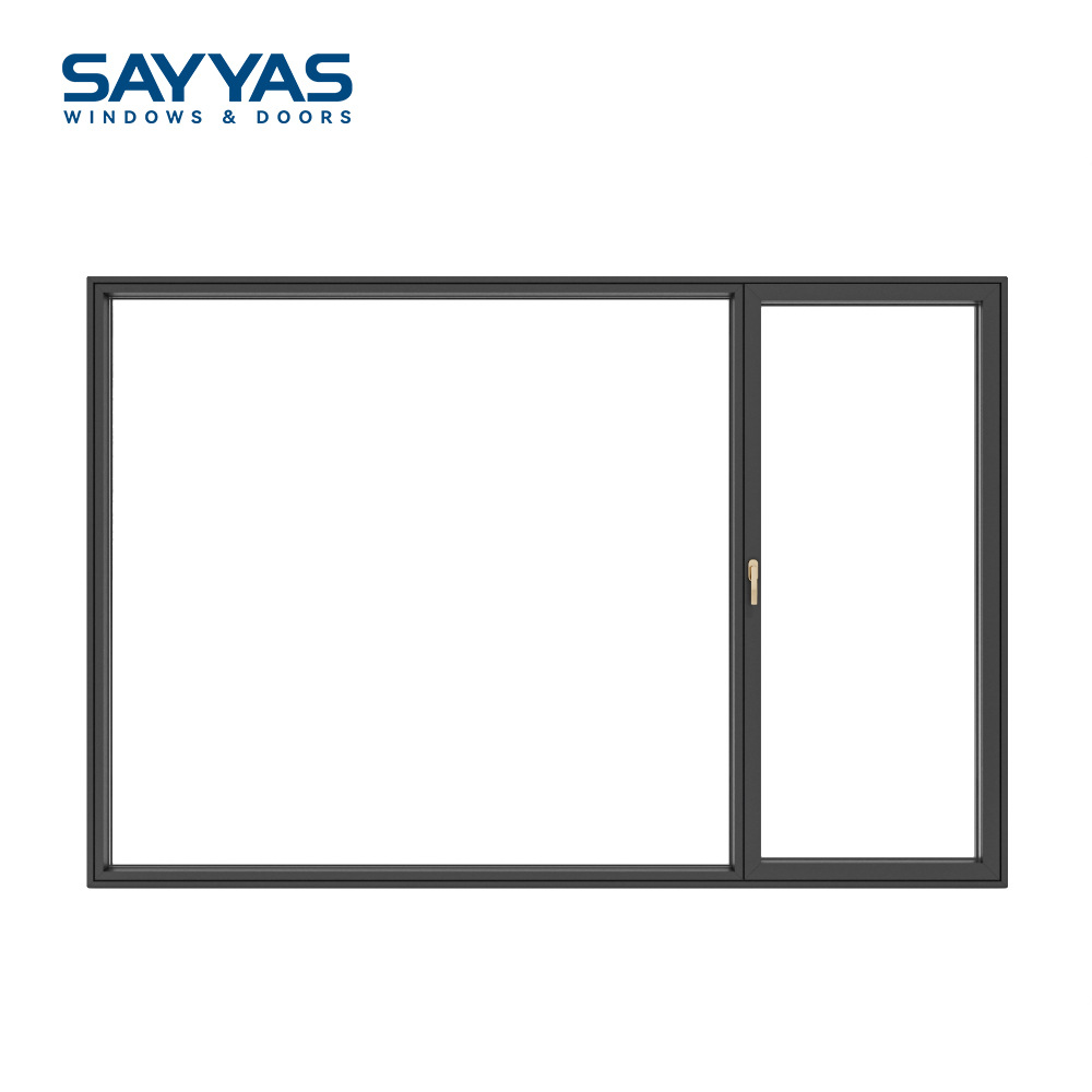 Sayyas Windows DCsty105 Modern Energy Star Rated UPVC Window Built-in Blinds Soundproof Vinyl Windows Manufacturer China
