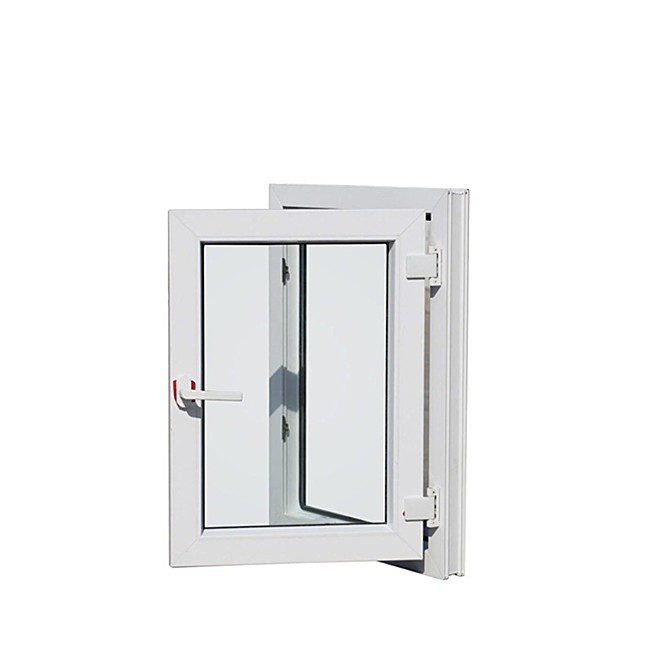 Modern Home Security Hurricane Impact Double Glazed UPVC Windows Horizontal Opening PVC Window Glass with Plastic Profile