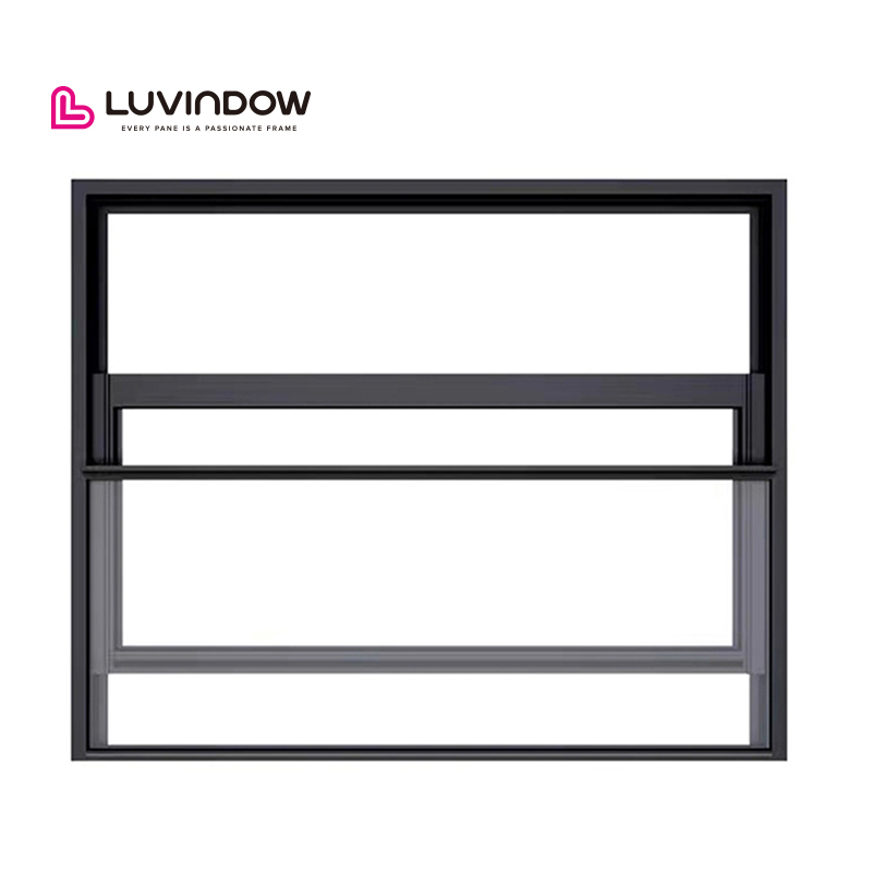 Modern Design Top Hung Aluminium Window With Security Latch Double Hung Windows Low E Double Top Hung Windows With Fly Screen