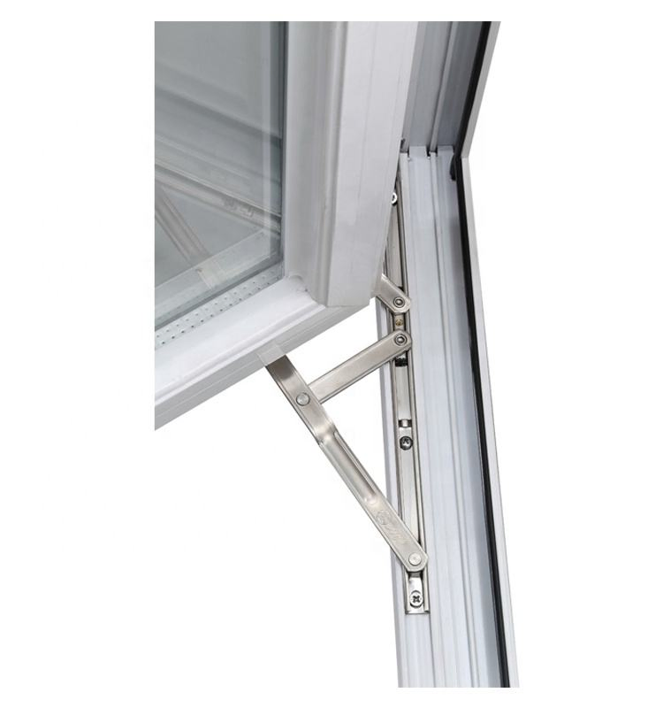 Factory Price Customized French Style UPVC Casement Window Soundproof Fire Rated Glass Casement Window